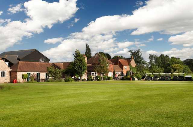 View of the clubhouse at Nizels Golf Club