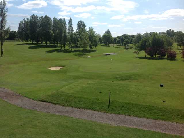 The view from the clubhouse at Radlett Park Golf Club