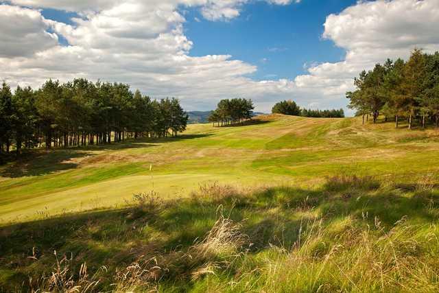 A view of a fairway on Llandridod Wells Golf Course
