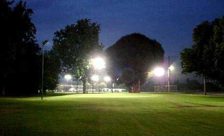 A night view from green at Arcadia Golf Course