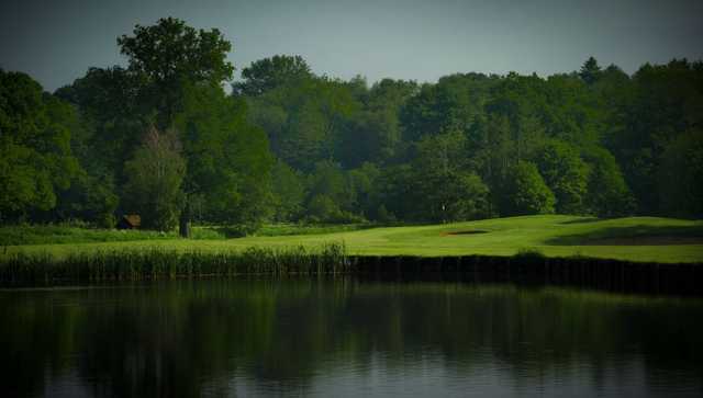 A view from the lake on the 5th at the Merrist Wood