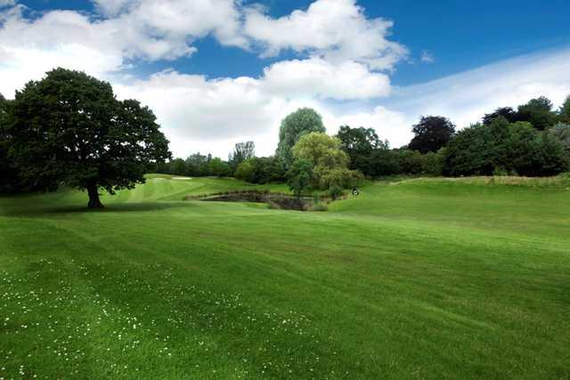Picturesque view of the 10th hole at Tytherginton Golf Club