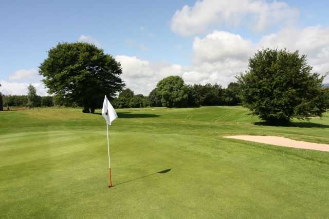 Putting green at Bryn Meadows