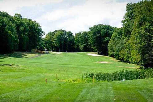 A view of fairway #8 at Paupack Hills Golf & Country Club