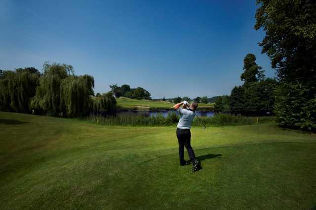 A view from the 17th tee on the Kings course at The Warwickshire