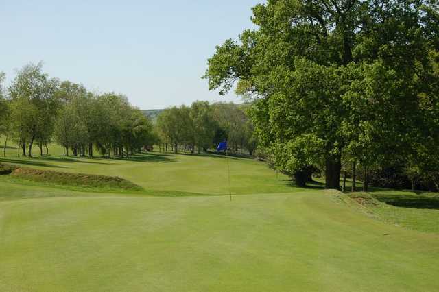 The 16th green at the Okehampton Golf Club