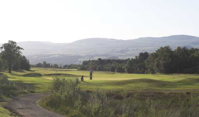 Expansive view of the 17th at Westerwood