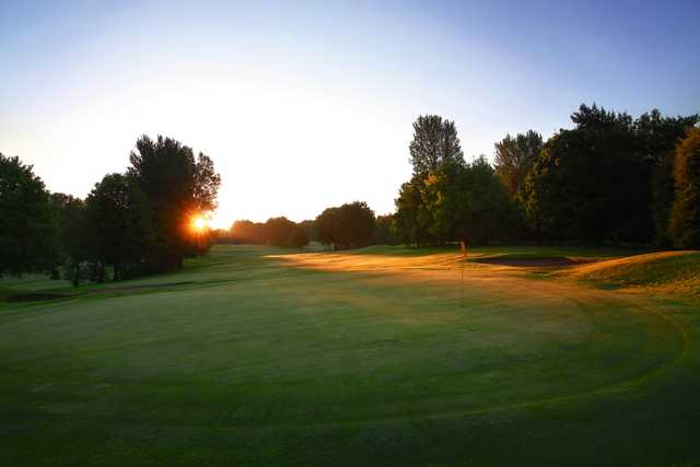 Sunset on the Emerald Course