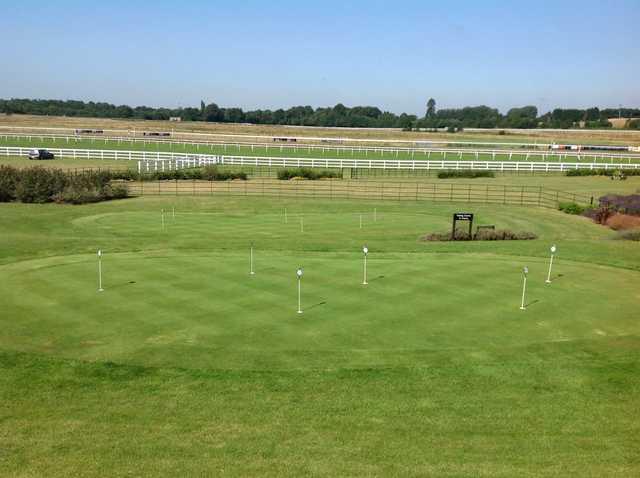 Scenic View of the putting green at Lingfield Park Golf Club