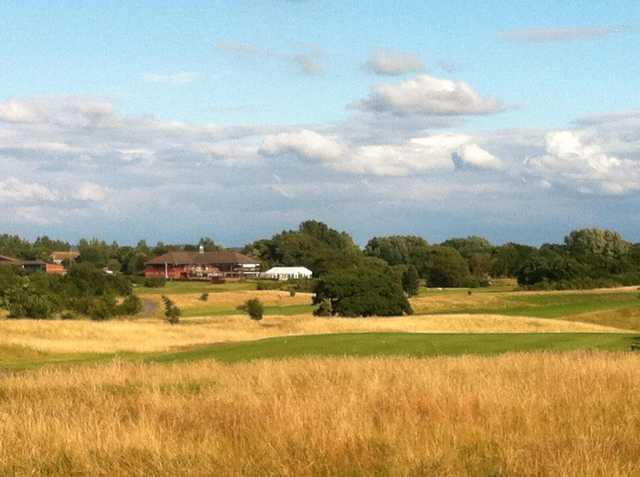 A look across the course at Hurlston Hall Golf Club