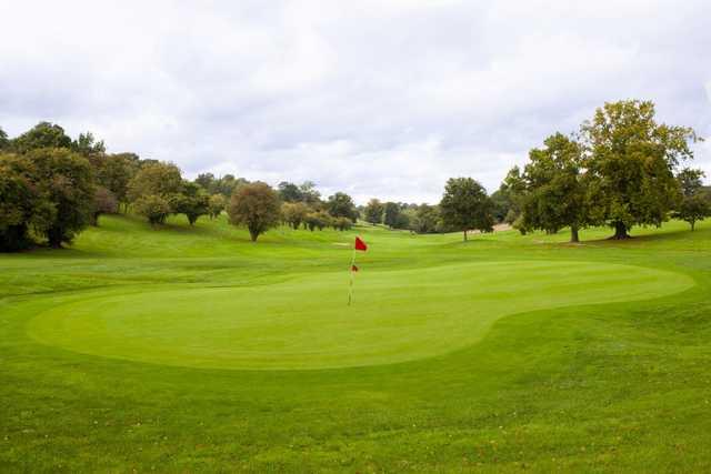 Greenside view at Surrey National Golf Club