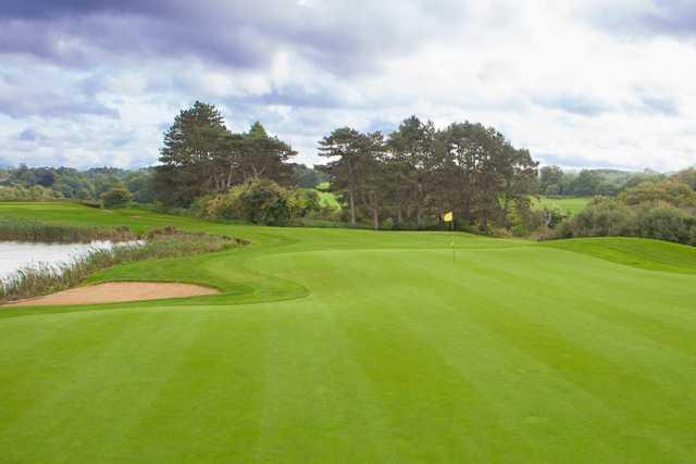 Well kept greens at Surrey National Golf Club