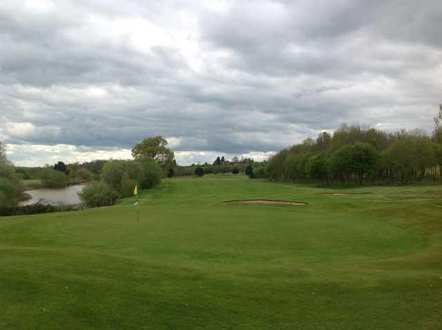 Greenside view from the 18th green at The Stratford Park Hotel & Golf Club