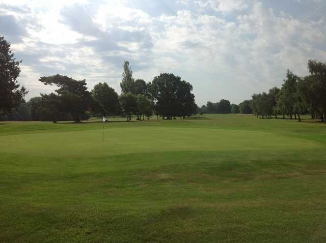 18th green at Coulsdon Manor Golf Course