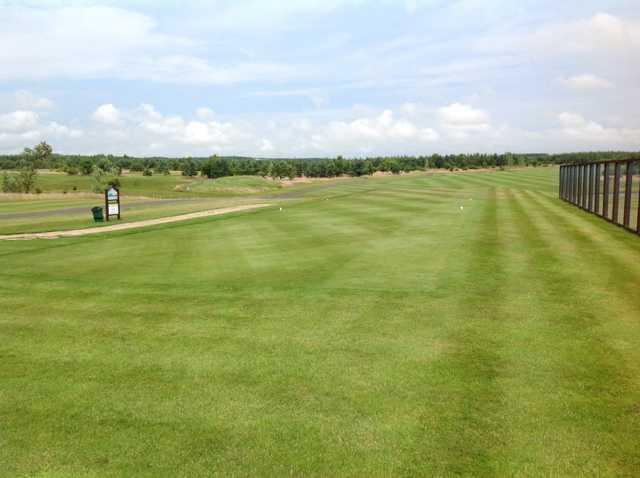 Stunning view of the 1st tee on the Dawson at Longhirst Hall Golf Course