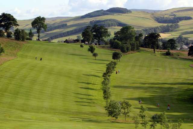 View from Galashiels Golf Club