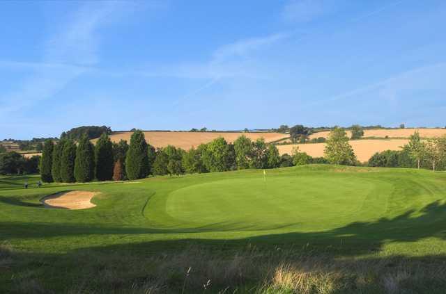 View of the 8th green at Staverton Park Hotel and Golf Course.