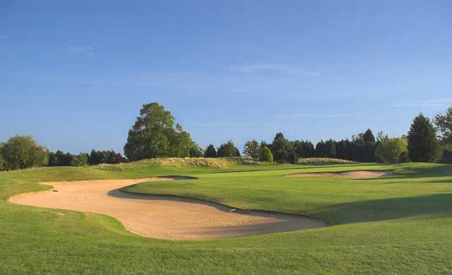 View of the 9th green at Staverton Park Hotel and Golf Course.