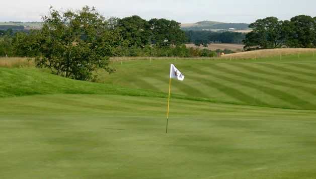 View of a green at SCHLOSS Roxburghe Golf Course
