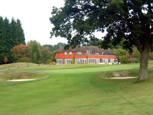 The 18th fairway and club house at Orton Meadows Golf Club