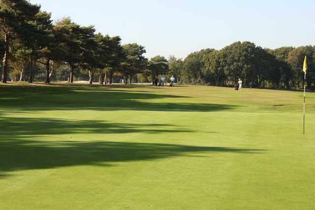 A view down the fairway from the 8th green as seen at Lee-on-the-Solent Golf Club