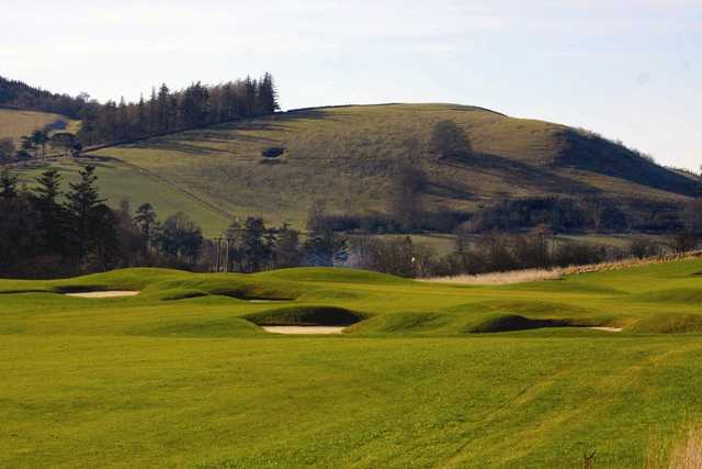 Bunker guarded greens at Cardrona