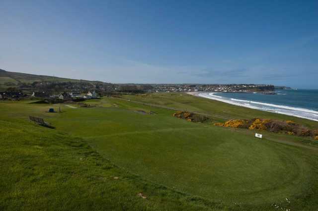 The elevated 17th at Ballycastle