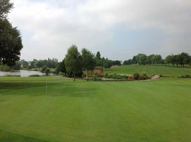 A view of the 10th green Windmill Village Golf Club