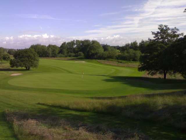 The 10th green at Mottram Hall