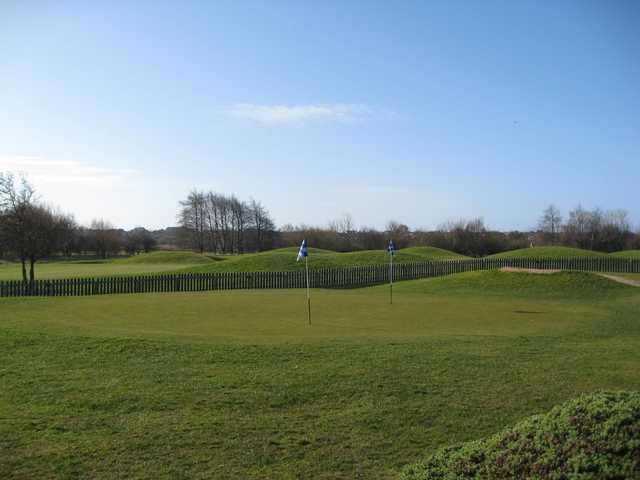 The short game area at Herons' Reach Golf Resort