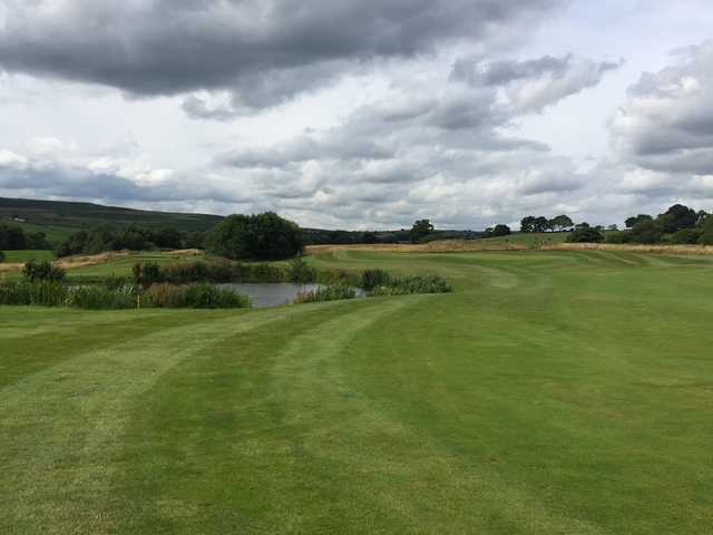 A fairway view of one of Hollins Hall's holes