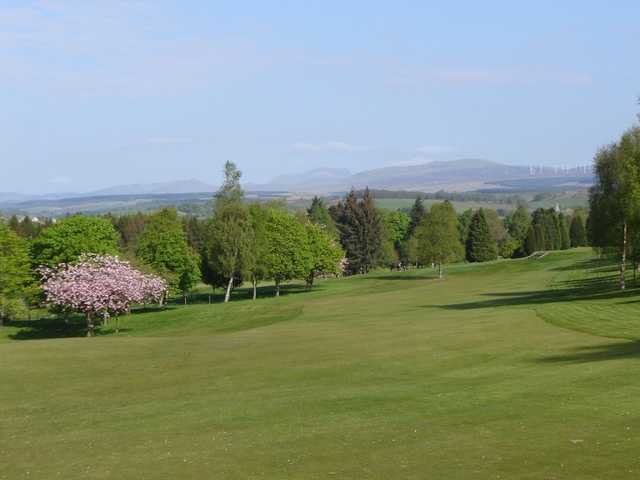 The 7th hole from the tee at Dunblane New GC 