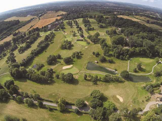 Aerial view from Donnington Valley
