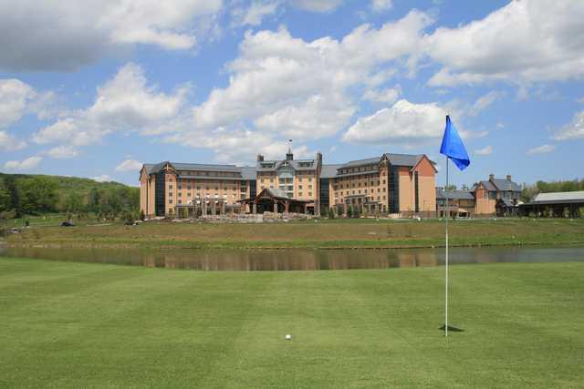 View from a green at Mount Airy Golf Club