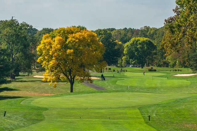 A view of a hole from The Meadows at Middlesex Golf Club