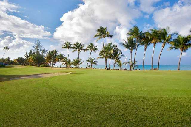 A view of a green at The Wyndham Rio Mar Beach Resort