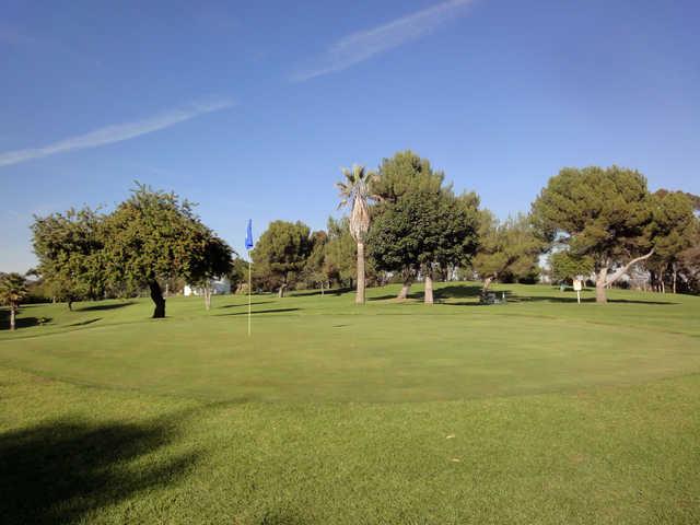 View of the 3rd green at Heroes Golf Course