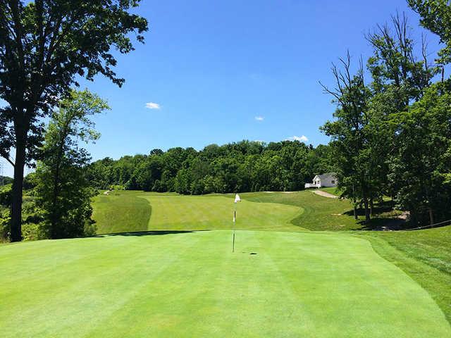 A view of a hole at Aston Oaks Golf Club