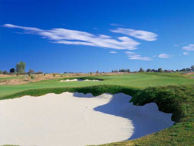 A view of the 10th hole at Ridge Creek Dinuba Golf Club
