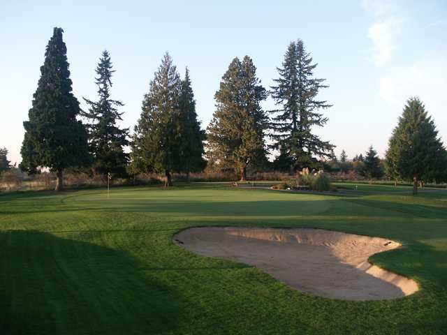 View of the 11th hole at Oregon City Golf Club