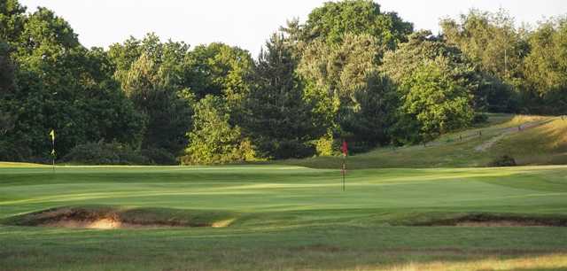 View of a green from Bungay & Waveney Golf Club