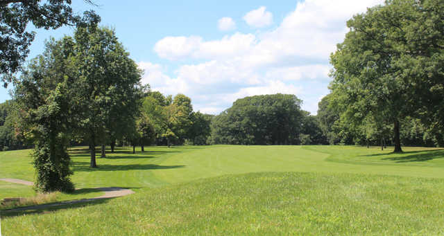 A sunny day view from Danville Country Club.