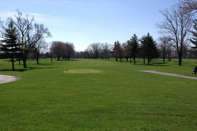A view from a tee at South Side Country Club