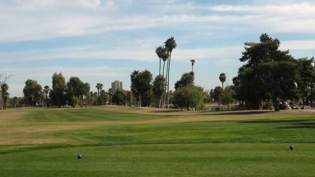 A view from the blue tees at Encanto Golf Course
