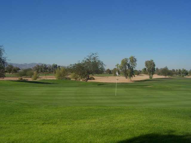 View of a green at Falcon Golf Club