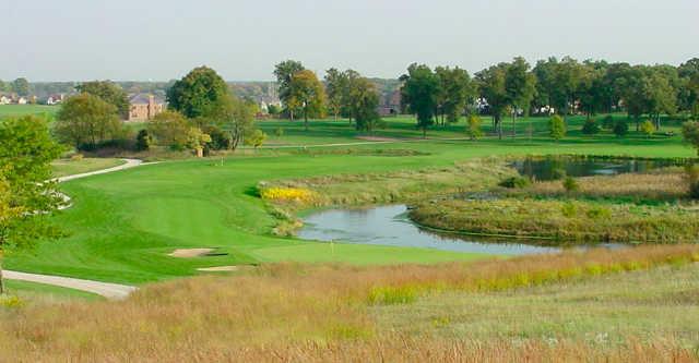 A view of the 7th hole at Merit Club