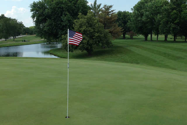 A view of a hole at Macomb Country Club
