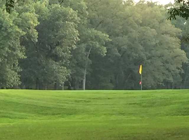A view of a green at Pyramid Oaks Golf Club