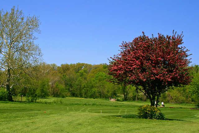 A view of hole #6 at Edgewood Golf Course
