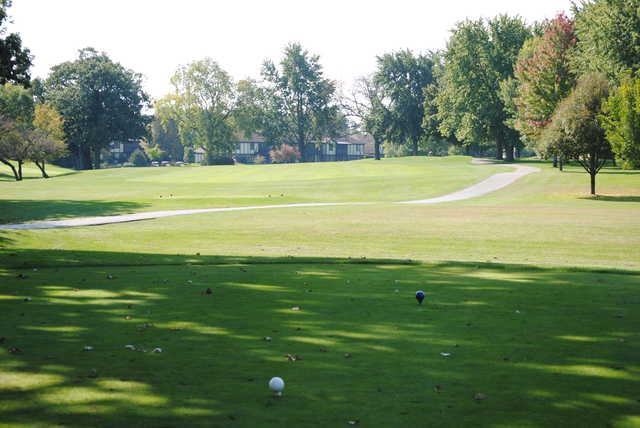 A view from tee #1 at Pontiac Elks Country Club